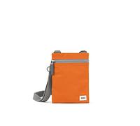 ROKA Chelsea Small Crossbody Phone Bag for Women & Men - Multi Pockets, Chunky Zip, Adjustable Strap for Mobile Phones, Wallet, Cards - Burnt Orange