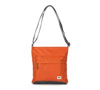 ROKA Kennington Medium Nylon Crossbody Bags for Women & Men - Multi Pockets, Chunky Zip, Adjustable Strap for Travel, Work, School - Burnt Orange