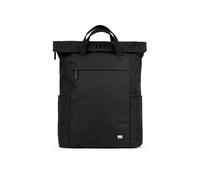 ROKA London All Black Finchley Large Recycled Canvas Backpack