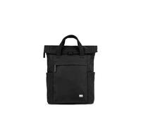 ROKA London All Black Finchley Small Recycled Canvas Backpack
