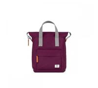 ROKA London Bantry Small Recycled Nylon Backpack | Compact everyday backpack with wide zip opening, handy storage pockets, internal tablet sleeve and adjustable shoulder straps