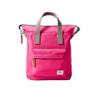 ROKA London Bantry Small Recycled Nylon Backpack | Compact everyday backpack with wide zip opening, handy storage pockets, internal tablet sleeve and adjustable shoulder straps