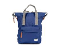 ROKA London Bantry Small Recycled Nylon Backpack | Compact everyday backpack with wide zip opening, handy storage pockets, internal tablet sleeve and adjustable shoulder straps