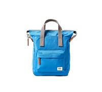 ROKA London Bantry Small Recycled Nylon Backpack | Compact everyday backpack with wide zip opening, handy storage pockets, internal tablet sleeve and adjustable shoulder straps