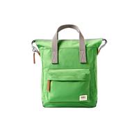 ROKA London Bantry Small Recycled Nylon Backpack | Compact everyday backpack with wide zip opening, handy storage pockets, internal tablet sleeve and adjustable shoulder straps