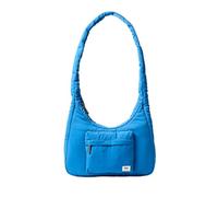 ROKA London Belsize Medium Taslon Shoulder Bag (Malibu Blue)