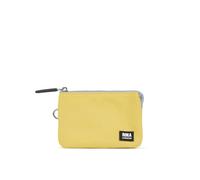 Roka London Black Label Carnaby Recycled Canvas Small, Bamboo, S, Card Holder
