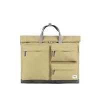 ROKA London Blackfriars M Recycled Canvas Messenger Bag (Khaki)