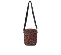 ROKA London Bond Scarlet Leopard Print Recycled Canvas Crossbody Bag