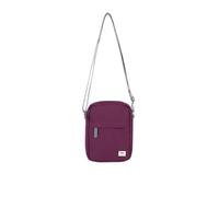 ROKA London Bond Small Crossbody Bags for Women & Men - Mobile Phone Bag w/Multi Pockets & Adjustable Strap for Wallet, Cards & Keys - Cherry Lacquer