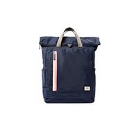 ROKA London Camden J Medium Backpack - Recycled Nylon Laptop Rucksack for Women & Men - Water-Resistant Travel Work Bag with 15” Laptop Sleeve, Security Pocket & Bottle Holders Midnight Stripe