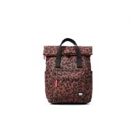 ROKA London Canfield B Leopard Print Recycled Canvas Small