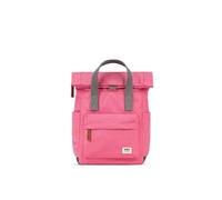 ROKA London Canfield B Small Sustainable Nylon Backpack (Baroque) | Compact roll top backpack with wide zip opening, tablet storage, secret pocket, side pockets and adjustable shoulder straps