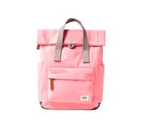 ROKA London Canfield Medium Backpack - Sustainable Water Resistant Roll Top Rucksack for Work, Travel & Commuting - Lightweight Laptop Backpack with Secure Pockets for Men & Women (Pink Lemonade)