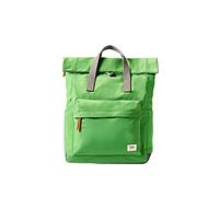 ROKA London Canfield Medium Backpack - Sustainable Water Resistant Roll Top Rucksack for Work, Travel & Commuting - Lightweight Laptop Backpack with Secure Pockets for Men & Women (Online Lime)