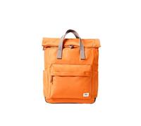 ROKA London Canfield Medium Backpack - Sustainable Water Resistant Roll Top Rucksack for Work, Travel & Commuting - Lightweight Laptop Backpack with Secure Pockets for Men & Women (Jaffa Orange)