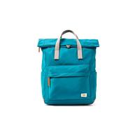 ROKA London Canfield Medium Backpack - Sustainable Water Resistant Roll Top Rucksack for Work, Travel & Commuting - Lightweight Laptop Backpack with Secure Pockets for Men & Women (North Sea)