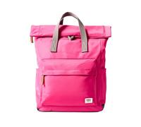 ROKA London Canfield Medium Backpack - Sustainable Water Resistant Roll Top Rucksack for Work, Travel & Commuting - Lightweight Laptop Backpack with Secure Pockets for Men & Women (Granita Red)