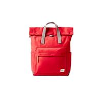 ROKA London Canfield Medium Backpack - Sustainable Water Resistant Roll Top Rucksack for Work, Travel & Commuting - Lightweight Laptop Backpack with Secure Pockets for Men & Women (Scarlet)