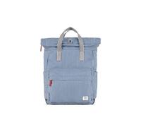 ROKA London Canfield Medium Red Hickory Recycled Canvas Roll Top Rucksack w/Magnetic Closure - Work, School, Travel Backpack