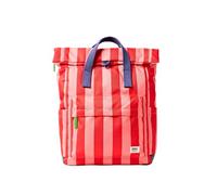 ROKA London Canfield Medium Roll-Top Backpack - Recycled Canvas Water-Resistant Rucksack, 15″ Laptop Backpack for Work, Travel, Commuting & Everyday Use - Circus Print