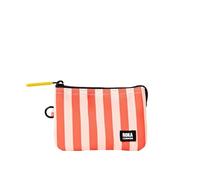 Roka London Carnaby Small Recycled Canvas Coral Stripe