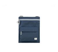 ROKA London Chelsea B Crossbody Phone Bag for Women & Men - Multi Pockets, Chunky Zip, Adjustable Strap for Mobile Phones, Wallet, Cards Recycled Nylon (Midnight)