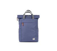 ROKA London Finchley A Medium Recycled Canvas Rolltop Rucksack Backpack (Future Dusk)