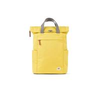 ROKA London Finchley A Medium Recycled Canvas Rolltop Rucksack Backpack (Lemonade)