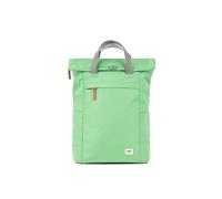 ROKA London Finchley A Medium Recycled Canvas Rolltop Rucksack Backpack (Peppermint)