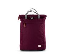 ROKA LONDON, FINCHLEY A RECYCLED CANVAS, SIENNA, MEDIUM | Nylon Backpack with Magnetic Closure for Work School Travel Lightweight Laptop Backpack