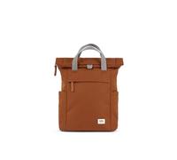 ROKA London Finchley A Small Sustainable Canvas Backpack Bran