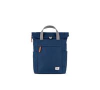 ROKA London Finchley A Small Sustainable Canvas Backpack Crisp Blue