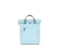 ROKA London Finchley A Small Sustainable Canvas Backpack (Ice)