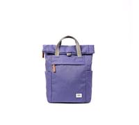 ROKA London Finchley A Small Sustainable Canvas Backpack (Oceana) | Lightweight Water-Resistant Laptop Daypack, Sustainable Recycled Canvas Rucksack for Work, Travel & Commuting