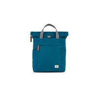 ROKA London Finchley A Small Sustainable Canvas Backpack (Sapphire)