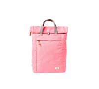 ROKA London Finchley Medium Backpack - Lightweight Water-Resistant Laptop Rucksack, Recycled Canvas Travel Backpack for Work, School & Commuting (Pink Lemonade)