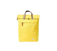 ROKA London Finchley Medium Backpack - Lightweight Water-Resistant Laptop Rucksack, Recycled Canvas Travel Backpack for Work, School & Commuting (Passion Fruit)