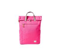 ROKA London Finchley Medium Backpack - Lightweight Water-Resistant Laptop Rucksack, Recycled Canvas Travel Backpack for Work, School & Commuting (Granita Red)