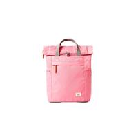 ROKA London Finchley Small Backpack - Lightweight Water-Resistant Laptop Daypack, Sustainable Recycled Canvas Rucksack for Work, Travel & Commuting (Pink Lemonade)