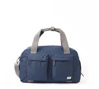 ROKA London Gatwick Medium Recyled Canvas Holdall (Deep Blue)