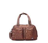 ROKA London Gatwick Medium Recyled Canvas Holdall (Mini Leopard)