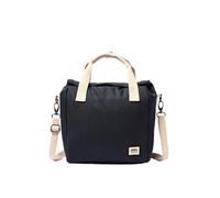 ROKA London Hampstead Insulated Lunch Bag - Roll Top Lunch Tote Cooler Bag with Adjustable Shoulder Strap, Water Resistant Reusable Lunch Bag for Work, School, Picnic & Travel (Smoke)