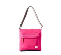 ROKA London Kennington Crossbody Bag - Lightweight Water-Resistant Shoulder Bag for Women & Men with Adjustable Strap, Multi Zip Pockets & Recycled Nylon (Granita Red)