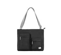 ROKA London Moorgate Laptop Crossbody Bag (Black)