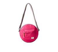 ROKA London Paddington B Crossbody Bag - Lightweight Nylon Shoulder Bag for Women, Adjustable Strap, Water-Resistant Everyday Travel Bag with Secure Zip Closure (Granita Red)