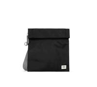 ROKA London Stratford Small Recycled Nylon Crossbody Bag (Black)
