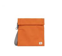 ROKA London Stratford Small Recycled Nylon Crossbody Bag (Burnt Orange)