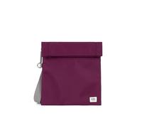 ROKA London Stratford Small Recycled Nylon Crossbody Bag Royal Burgundy