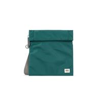 ROKA London Stratford Small Recycled Nylon Crossbody Bag (Teal)